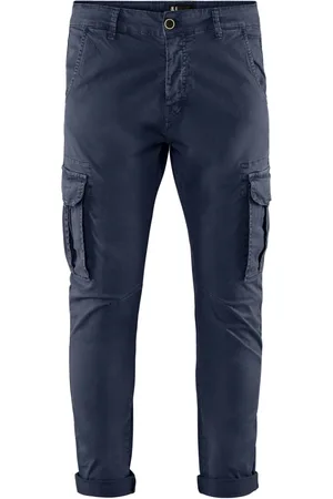 Bomboogie Slim-fit Trousers, male, , W32, Cargo Trousers in Cotton Gabardine