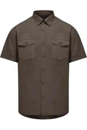Bomboogie Short Sleeve Stretch Cotton Shirt