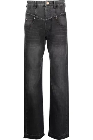 Isabel Marant High-waisted grey Noemie jeans