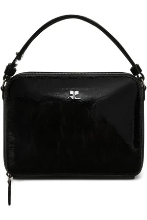Courrèges Handbags, female, , ONE SIZE, Leather Shoulder Bag with Logo