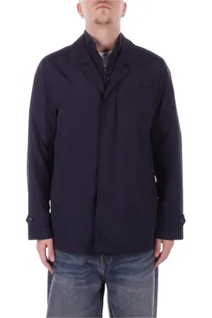 FAY Coats with Zipper and Buttons