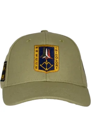 Aeronautica Militare Caps, male, , ONE SIZE, Canvas Cap with Tricolor Arrows Patch