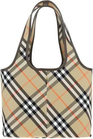 Burberry Tote Bags, female, , ONE SIZE, Shoulder Bag with Checkered Pattern