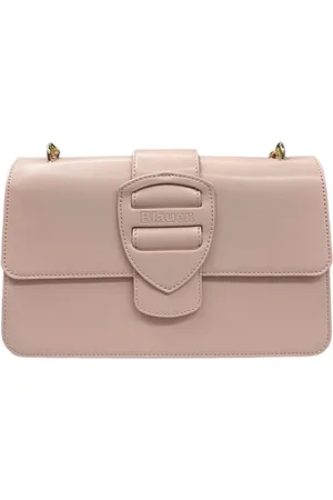 Blauer Shoulder Bags, female, , ONE SIZE, Pink Shoulder Bag with Tone-on-Tone Logo