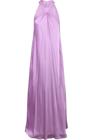 Essentiel Antwerp Halterneck Maxi Dress with Knot Detail