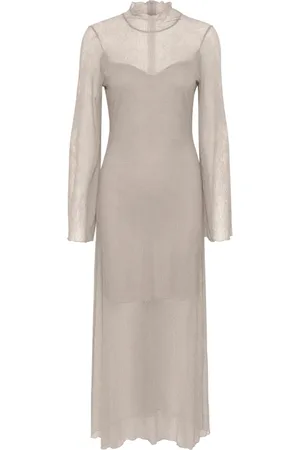 Gestuz Midi Dresses, female, , 2XS, Lace Dress with Long Sleeves