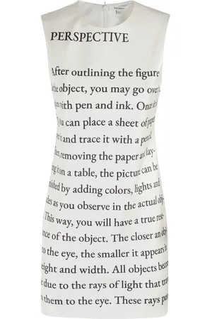 J.W.Anderson Short Dresses, female, , 2XS, Satin Mini Shift Dress Ivory