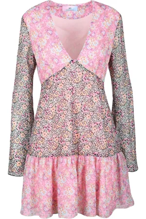 Chiara Ferragni Short Dresses, female, , 2XS, Voile dress with wide sleeves