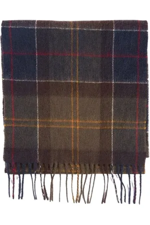 Barbour Tartan Wool Cashmere Scarf