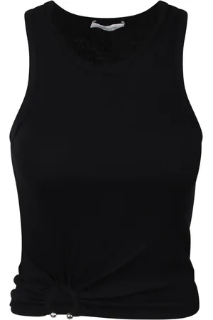 Paco rabanne Asymmetrical Ruffle Tank Top