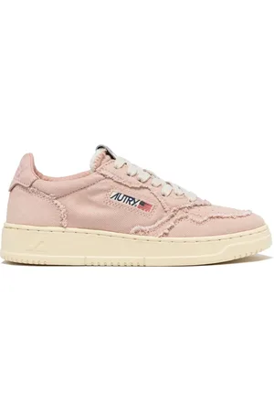 Autry Rose Delave Suede Medalist Trainers