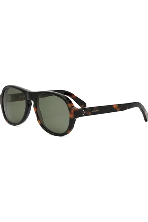 Céline Stylish Sunglasses with Dark Green Lenses