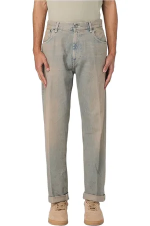 Dondup Straight Jeans, male, , W29, Loose Denim Jeans with Stretch