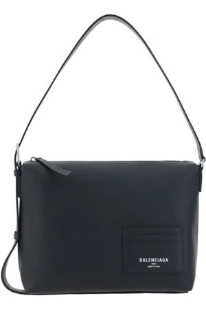 Balenciaga Leather Shoulder Bag with Zipper