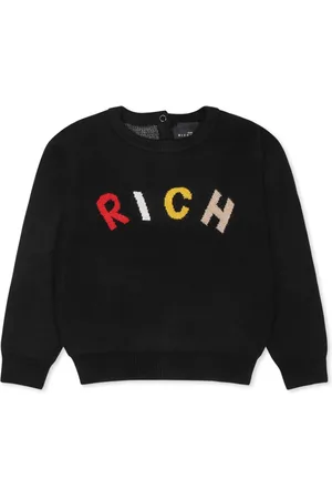 John Richmond Knitwear, unisex, , 12 M, Long Sleeve Jumper with Logo