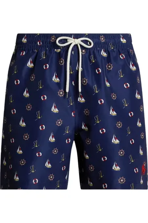 Ralph Lauren Beachwear, male, , S, Nautical Marine Swimwear