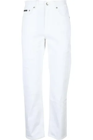 Dolce & Gabbana High Waist Zipper Closure Jeans