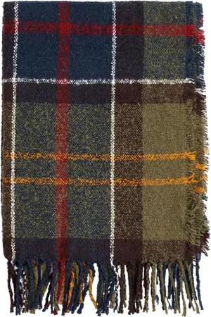 Barbour Winter Scarves, female, , ONE SIZE, Tartan Boucle Scarf Classic Style