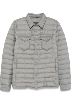 HERNO Winter Jackets, male, , L, Grey Winter Coats