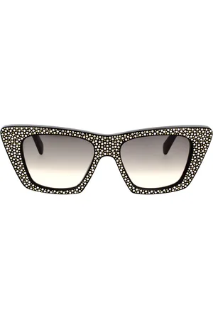 Céline Chic Cat-Eye Sunglasses with Strass