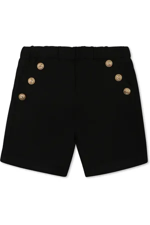 Balmain Shorts, unisex, , 3 Y, Elegant Shorts with Gold Buttons