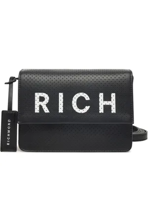 John Richmond Cross Body Bags, female, , ONE SIZE, Crossbody Bag with White Logo