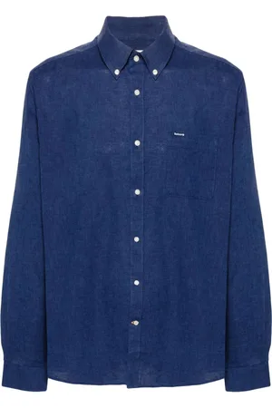 Barbour Casual Shirts, male, , XL, Linen Cotton Shirt Button-Down
