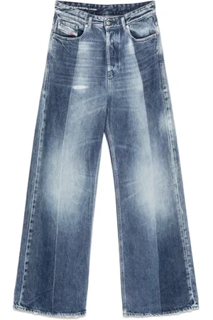 Diesel Wide Jeans, female, , W31 L32, Vintage Denim Trousers