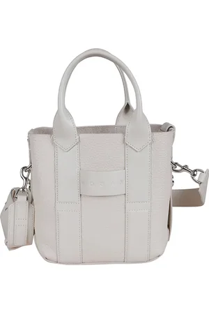 Hogan Leather Shopping Bag with Iconic Logo