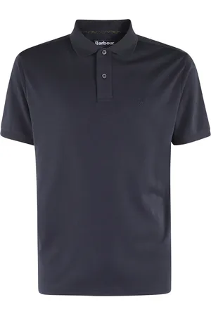 Barbour Polo Shirts, male, , XL, Navy Interlock Polo Shirt Classic Logo