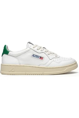 Autry Trainers with Green Heel