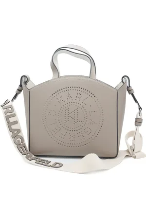 Karl Lagerfeld K/Circle Small Tote Perforated