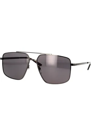 Gucci Sunglasses, unisex, , 60 MM, Classic Pilot Sunglasses with Geometric Design