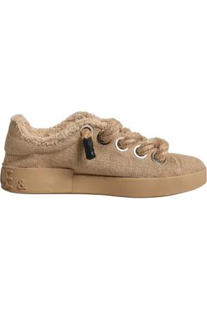 Dolce & Gabbana Sneakers, male, , 10 UK, Jute Low Top Trainers