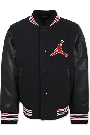 Jordan Bomber Jacket with Faux Leather Sleeves