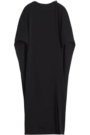 Lanvin Midi Dresses, female, , S, Bijou Detail Cape Dress