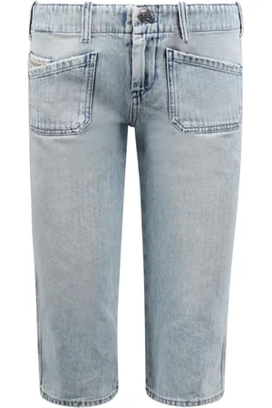 Diesel Low Waist Capri Shorts with Pockets