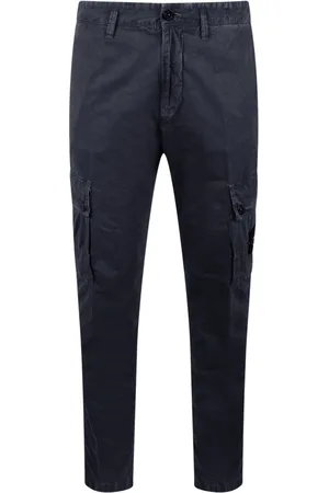 Stone Island Slim-fit Trousers, male, , W32, Cargo Trousers with Functional Pockets