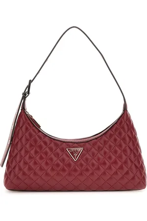 Guess Quilted Shoulder Bag with Zipper Closure