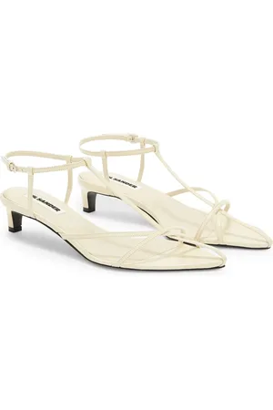 Jil Sander Chalk Kitten Cage Sandal