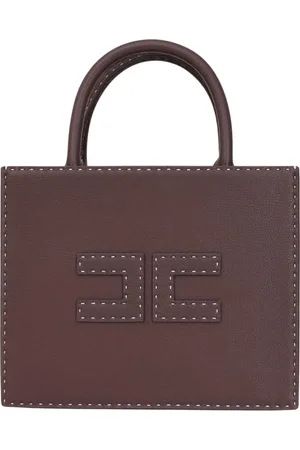 Elisabetta Franchi Tote Bags, female, , ONE SIZE, Synthetic Tote Bag with Logo