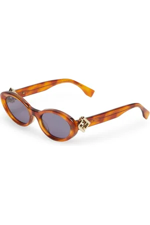 Fendi Sunglasses, unisex, , 53 MM, Stylish Sunglasses with Blue Lenses