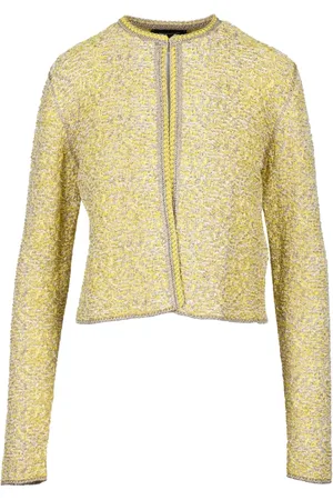 Fabiana Filippi Tweed Jackets, female, , S, Bouclè Cardigan with Metallic Details