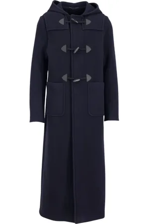 Prada Single-Breasted Coats, male, , M, Wool Duffle Coat for Men