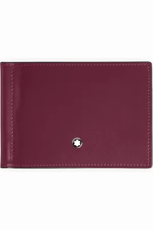 Montblanc Classic Money Clip Wallet in Cassis