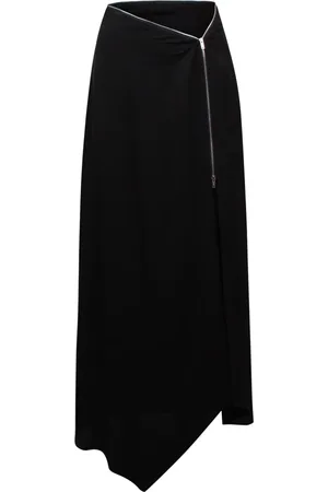 Nanushka Maxi Skirts, female, , M, Asymmetrical Zip Midi Skirt