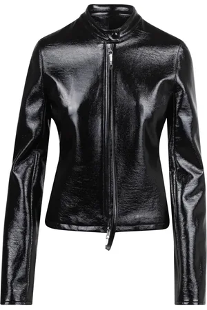 Courrèges Vinyl City Jacket with Logo Detail