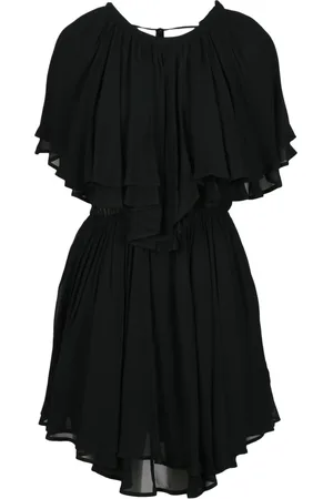 Dondup Chiffon Dress with Elastic Waist
