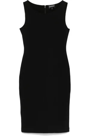 Emporio Armani Boat Neck Sleeveless Dress