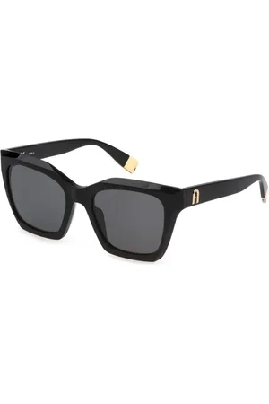 Furla Sunglasses, unisex, , 53 MM, Stylish Sunglasses with Dark Grey Lenses